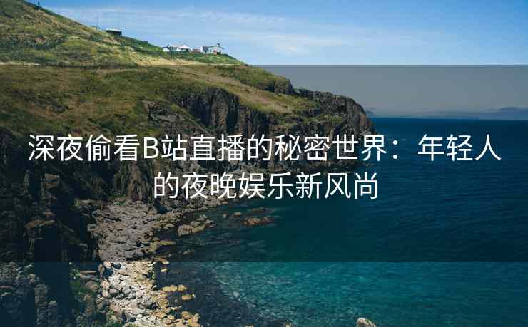 深夜偷看B站直播的秘密世界：年轻人的夜晚娱乐新风尚