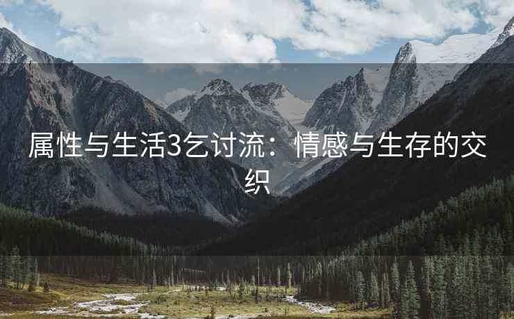 属性与生活3乞讨流：情感与生存的交织