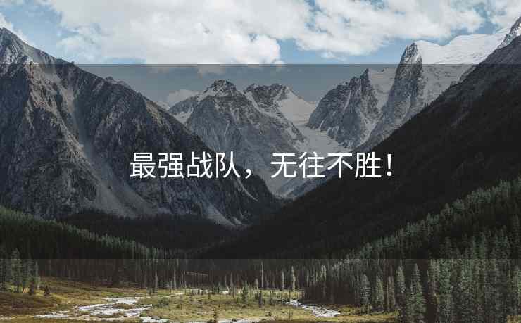 最强战队，无往不胜！